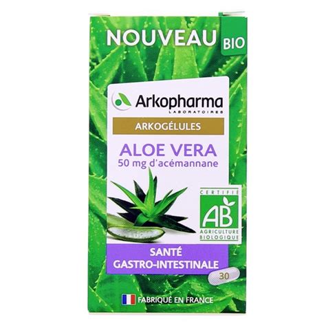 Arkogélules Aloe Vera Bio 30 gélules Arkopharma IllicoPharma