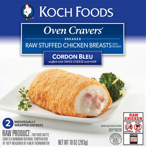 Stuffed Chicken Cordon Bleu Easy Meals Barber Foods