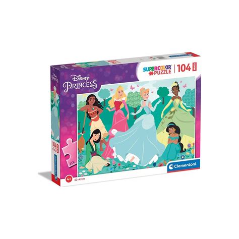 Clementoni Disney Princess Supercolor Princess 104 Maxi Pieces Jigsaw