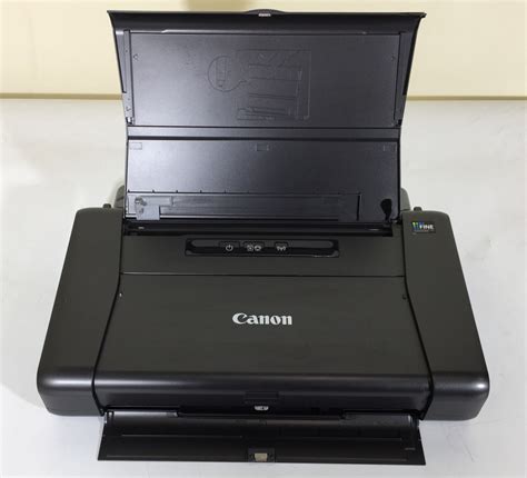 埼玉発 CANON PIXUS ip 110 A4 インクジェットプリンター み 外付けバッテリー付属 11 1110 モバイルプリンタ