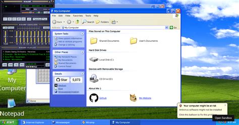 Winxp Codesandbox