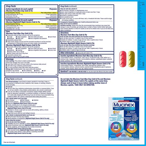 Maximum Strength Mucinex Fast Max Day Cold And Flu And Nightshift Night Severe Cold And Flu All In One