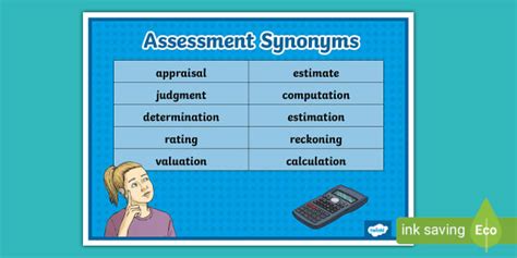 Assessment Synonyms Word Mat Hecho Por Educadores Twinkl