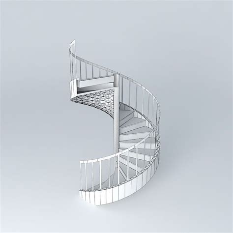 Spiral Staircase Free 3d Model Max Obj 3ds Fbx Stl Dae