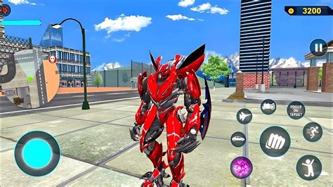 Red Mirage Multiple Transformation Jet Robot Car Game 2020 Android Gameplay Youtube