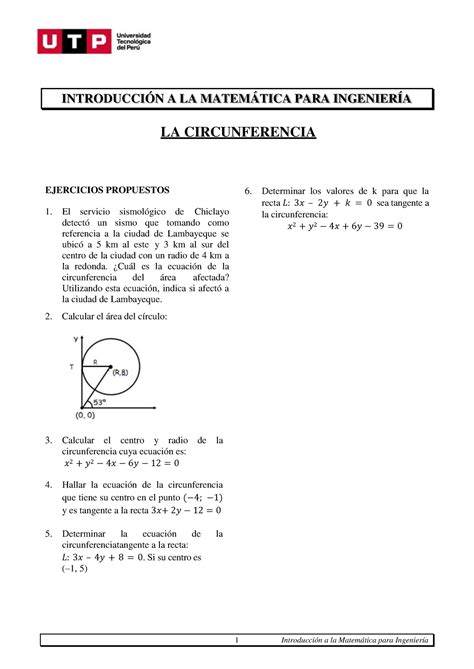 S S Resolver Ejercicios La Circunferencia Ejercicios Propuestos