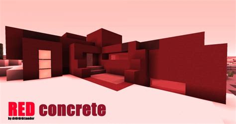 RED concrete Minecraft Map