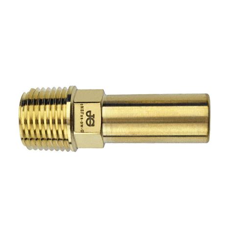 Sharkbite 1 2 In Brass Push To Connect X Male Pipe Thread Adapter