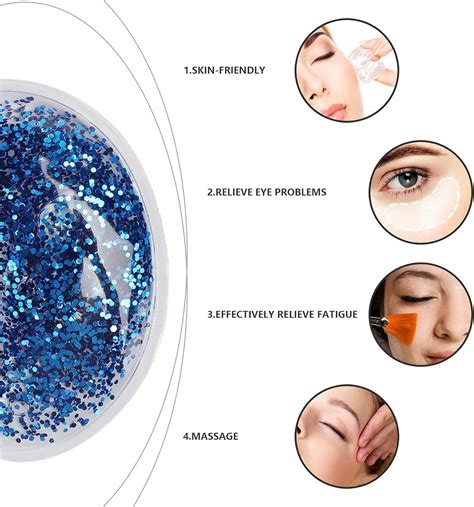 Buy Reusable Gel Eye Pack Hot Cold Eye Gel Pads For Dark Circles Swelling Perfect Gift
