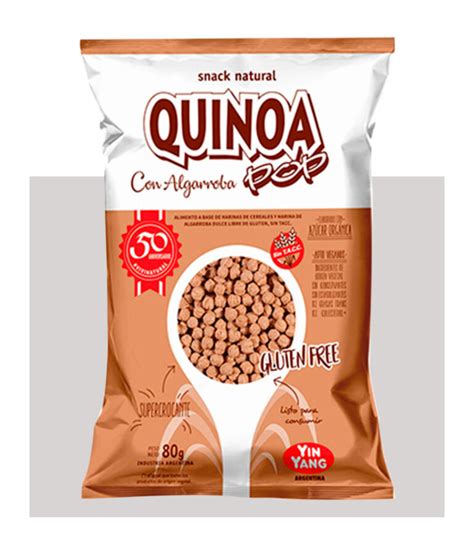 Quinoa POP Con Algarroba Yin Yang Argentina