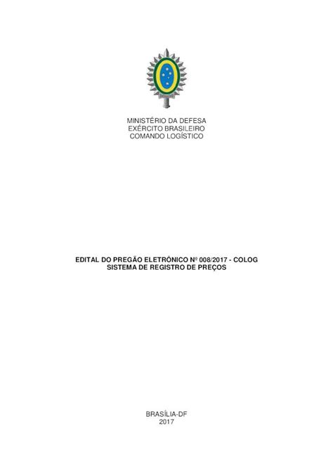 PDF MINISTÉRIO DA DEFESA EXÉRCITO BRASILEIRO COMANDO anexo iii