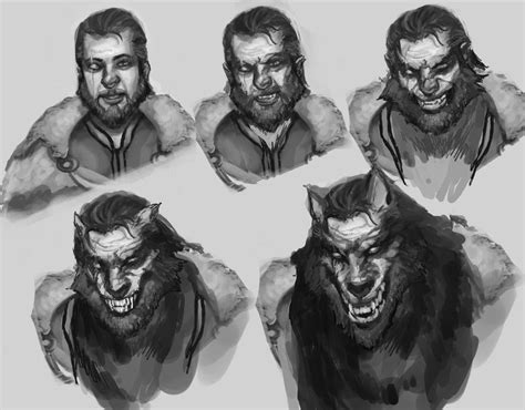 Werewolf Transformation By Aznkyuubi On Deviantart Mythological