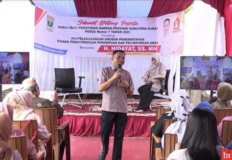 Sosialisasi Perda Nomor 7 Tahun 2021 Hidayat Jaga Diri Keluarga Dan