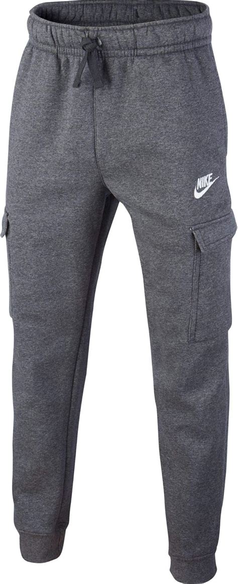 Nike B Nsw Club Cargo Pant Pantalon Pour Enfant Xs Gris Blanc Charcoal