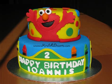 Sesame Street/elmo Birthday Cake - CakeCentral.com