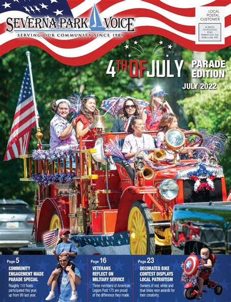 Severna Park Voice Parade Edition July Severna Park