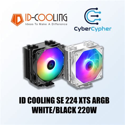 Id Cooling Se Xts Argb White Black W Computers Tech Parts