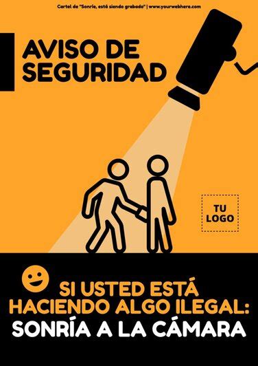 Crea Un Cartel De Zona Videovigilada Con C Maras De Seguridad