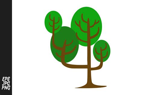 Simple Tree Vector Graphic By Arsa Adjie · Creative Fabrica