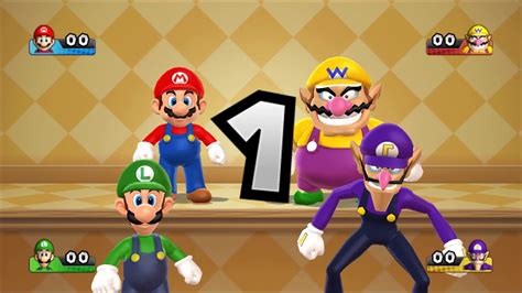 Mario Party Gameplay Step It Up Mario Luigi Wario Waluigi