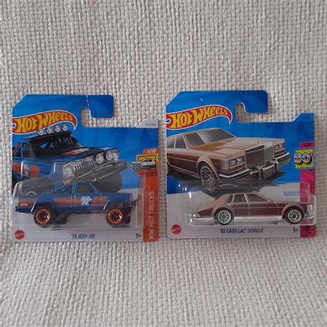 Hot Wheels 82 Cadillac Seville 73 Jeep J10 Köp på Tradera 677926087