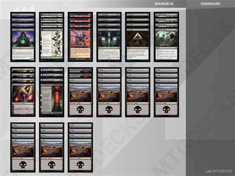 Arena Standard Mono Black Control Deck By CovertGoBlue MTG DECKS