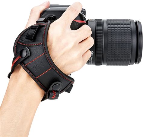 Amazon Jjc Deluxe Microfiber Camera Hand Strap Secure Padded