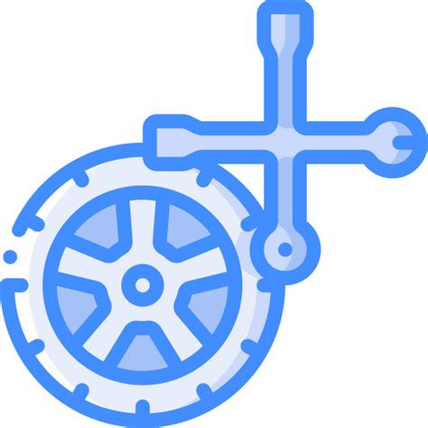 Wheel Basic Miscellany Blue Icon