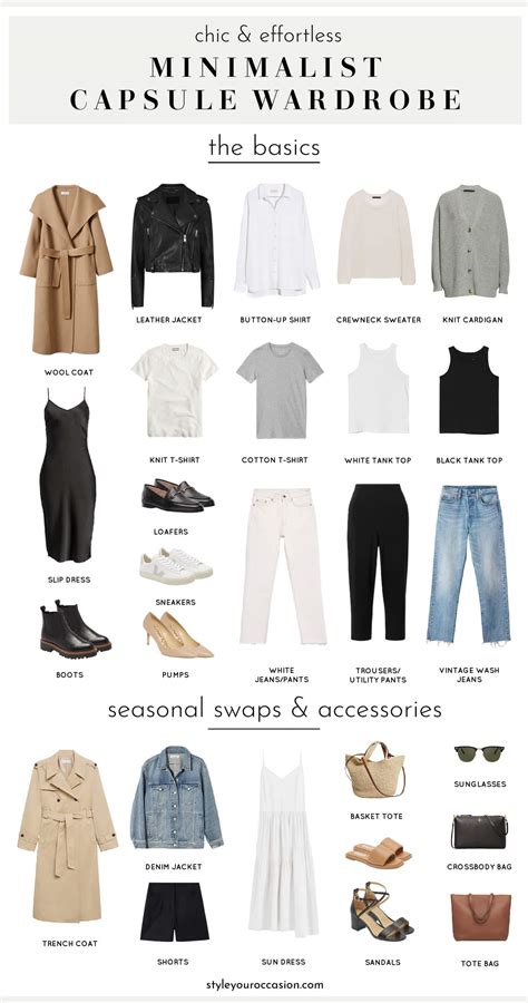 Essential Year Round Minimalist Wardrobe Capsule For 2024