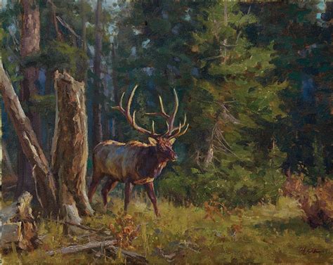 Wildlife Oil Painting