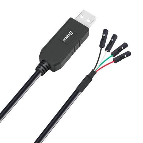 عالية الدقة Dtech Ftdi Usb To Ttl Serial 33v Converter Adapter Cable For Window 10 ، والشركات