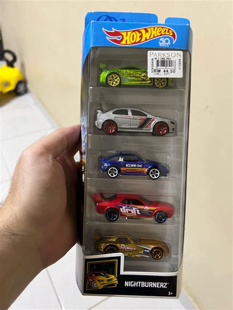 Hot Wheels 5 Pack Nightburnerz Hobbies And Toys Toys And Games On Carousell