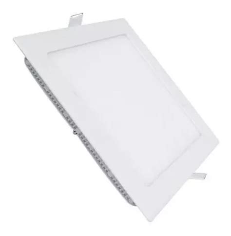 Panel Led W Incrustar Cuadrado Luz Blanca Certificado En