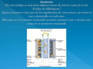 Celdas de hidrógeno PPT Descarga Gratuita