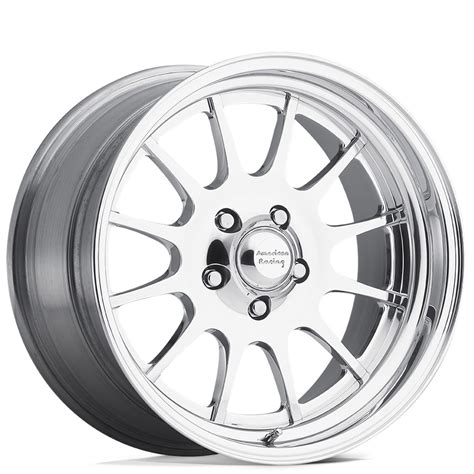 Staggered American Racing Wheels Vintage Vn Polished Rims Ar