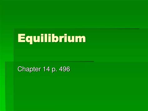 Ppt Equilibrium Powerpoint Presentation Free Download Id9732361