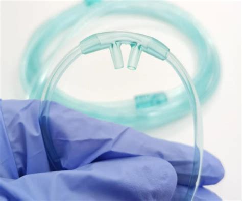 Medical Disposable PVC Nasal Oxygen Cannula With CE ISO Standard Tip