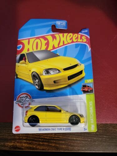 2022 Hot Wheels 125 Hw Hatchbacks 99 Honda Civic Type R Ek9 Yellowのebay公認海外通販｜セカイモン