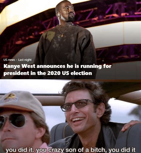 Kanye West 2020 : r/memes