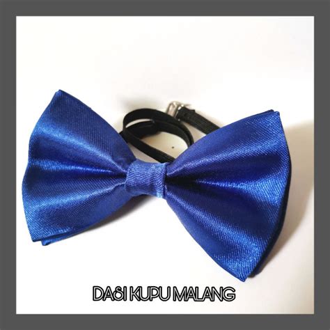 Jual Bowtie Dasi Kupu Warna Biru Elektrik Kota Malang Shopee