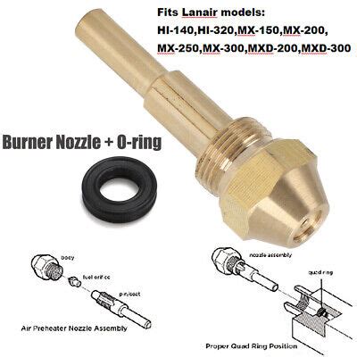 Waste Oil Heater Parts For Lanair All Mx Hi Burner Nozzle Fuel