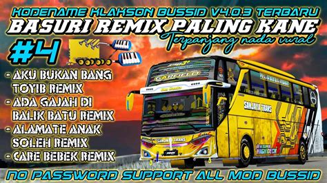 Rilis Kodename Klakson Panjang Basuri Remix Double Bussid V