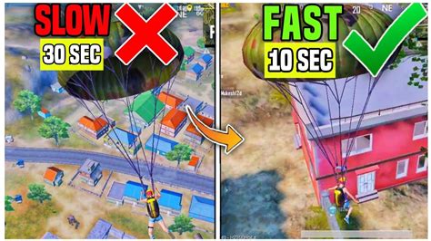 How To LAND FASTER In PUBG MOBILE Like A Pro Player Best Tips For