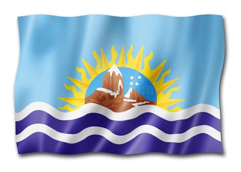 Santa Cruz Province Flag Argentina Stock Illustration Illustration