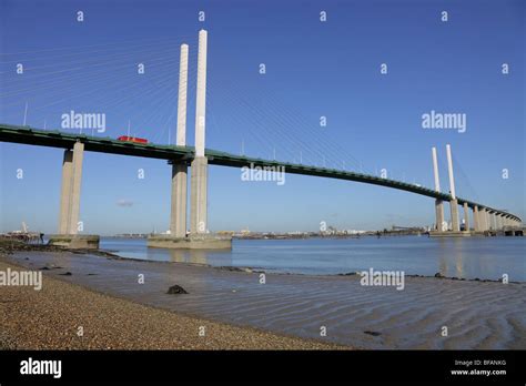 The Queen Elizabeth Bridge Over The River Thames At Dartford