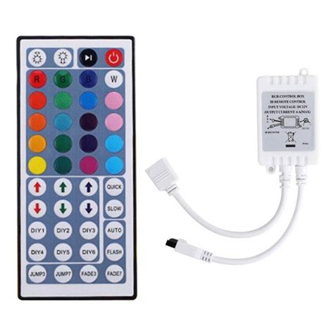 Dc V Led Controller Keys Remote Control Rgb Control Box Ir Light