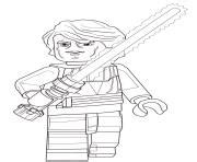 Coloriage Lego Star Wars Luke Skywalker Jecolorie