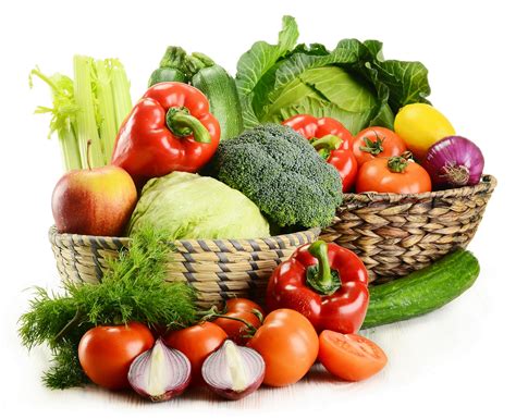 Fresh Vegetables In Basket