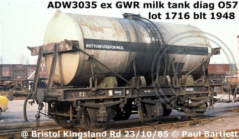 Paul Bartletts Photographs Milk Tank Wagons Br Gwr Lner Sr Lms