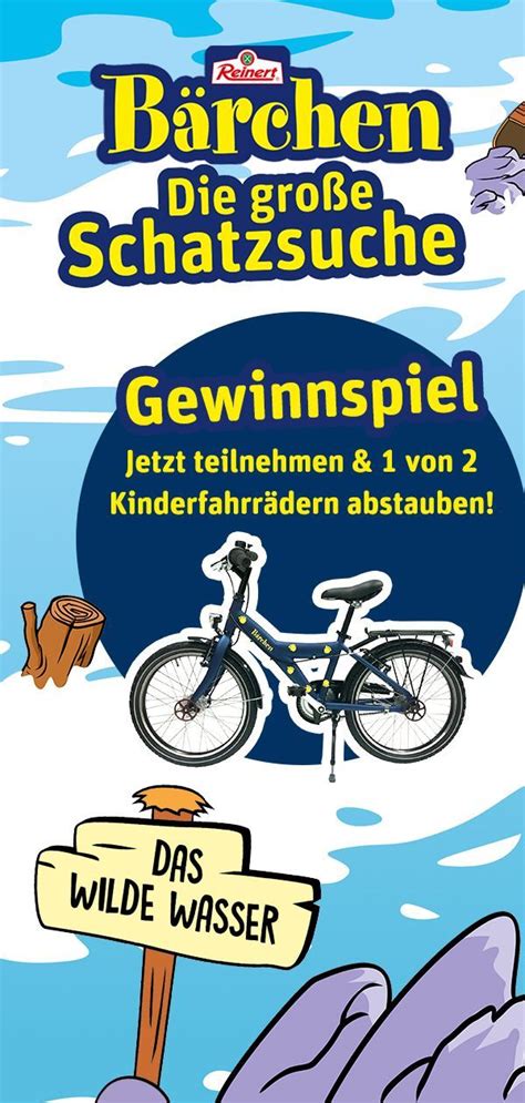 Gewinnspiel große Schatzsuche mit Reinert Bärchen Schatzsuche